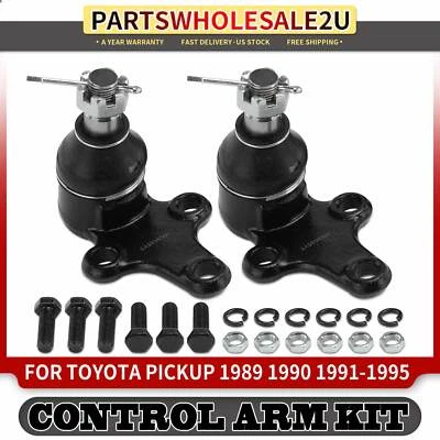2x Nuevo kit de rótula lateral inferior delantera para camioneta Toyota 1989-1992 1993-1995 tracción trasera Foto 1 de 4