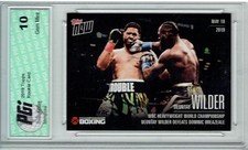 Deontay Wilder 2019 Topps Now #WVD-2 Only 100 Made His 1st Rookie Card PGI 10
