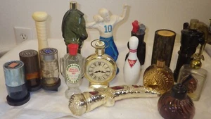 Lot of 16 AVON Collectible Decanters Football, Golf, Bowling, Sword, More, Empty - Picture 1 of 9