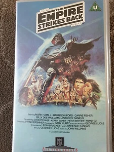 STAR WARS THE EMPIRE STRIKES BACK VHS VIDEO RARE 1988 CBS FOX - Picture 1 of 3