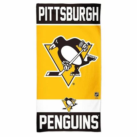 Pittsburgh Penguins Wincraft NHL 30 x 60 Fiber Beach Towel FREE SHIP Cover