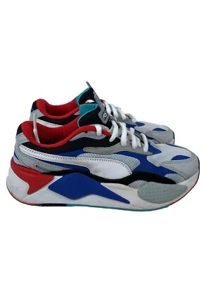 Zapatillas Puma RS-X3 Puzzle Niño Talla 6.5C Blanco Azul Rojo 372357-05 (S207) Foto 1 de 4