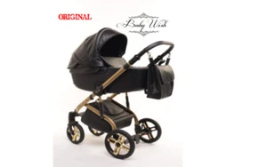 STILO Pram Baby Fashion 2in1, 3in1 CARRYCOT+PUSHCHAIR + CAR SEAT + ISOFIX BASE - Picture 1 of 39