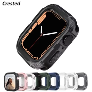 Rugged Tough Case Cover for Apple Watch 1, 2, 3, 4, 5, 6, 7, 8, 9, SE 1st + 2nd - Picture 1 of 16
