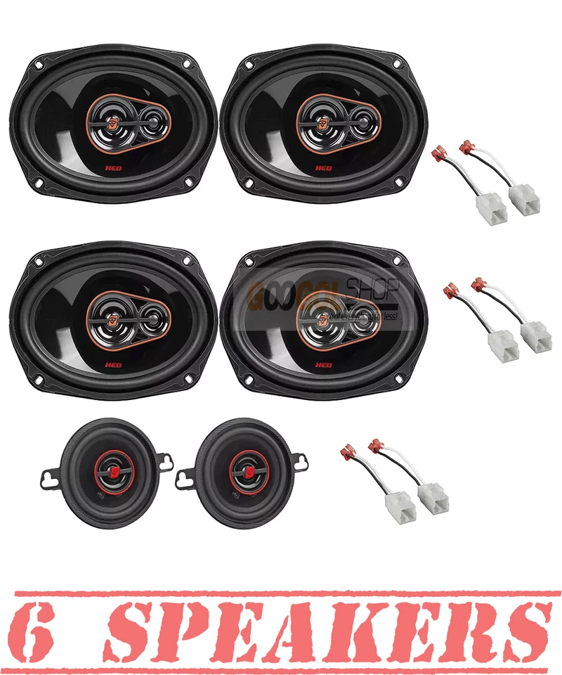 Cerwin Vega 840 WATT 6x9inch  Door Speakers Front-Rear for 2009-2023 RAM 1500 - Image 1 of 4