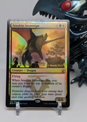 Arashin Sovereign ✨Foil NM✨ Prerelease Dragons of Tarkir Magic The Gathering MTG - Image 1 of 4