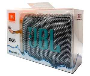 JBL Go 3 Portable Waterproof and Dustproof Wireless Speaker GRAY EXCELLENT - Picture 1 of 4