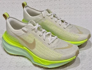 NIKE ZoomX Invincible Flyknit 3 White Volt Training Running Shoes NEW Mens Sz 8 - Picture 1 of 15