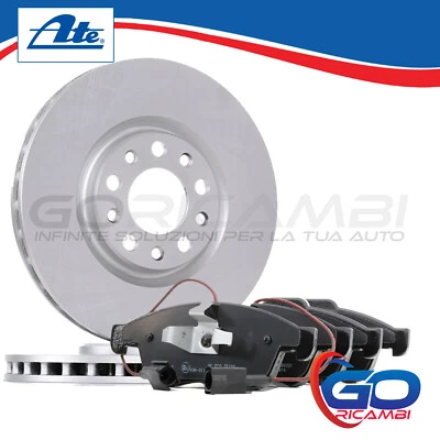 KIT DISCHI E PASTIGLIE FRENO ANTERIORI ATE ALFA ROMEO GIULIETTA 1.6 77 KW   - Immagine 1 di 3