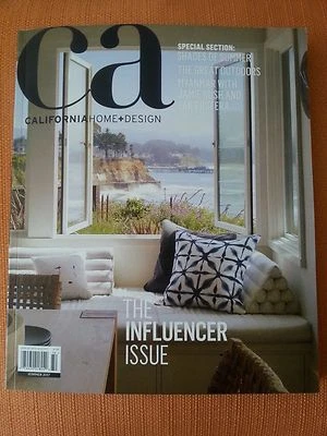 CALIFORNIA HOME + DESIGN CA MAGAZINE SUMMER 2017 THE INFLUENCER ISSUE NEW - Image 1 of 4