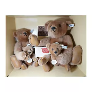 Steiff Teddy Bear Limited Edition Collectors Set - 0156/00 CINNAMON SET 1984 vtg - Picture 1 of 8