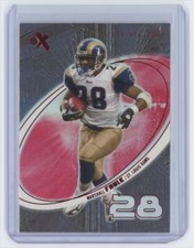 2004 Fleer E-X Essential Credentials Future Marshall Faulk /57 St. Louis Rams