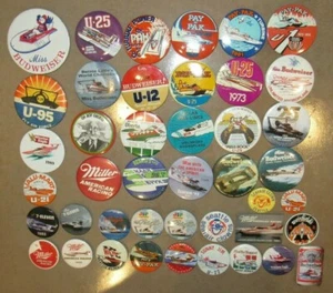 43 bottoni da corsa vintage Seattle Seafair idroplano barca - TUTTI DIVERSI - Foto 1 di 5