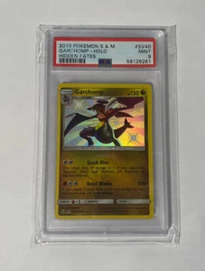 Pokémon Sun & Moon Hidden Fates SV40 2019 Garchomp Shiny Vault Holo PSA 9 - Imagen 1 de 1