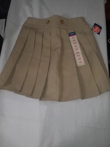 Girl's French Toast Pleated Khaki Uniform Skort Size 10-NWT - Picture 1 of 2