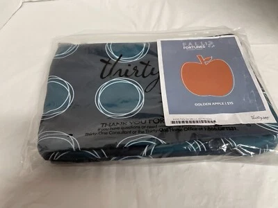 Тридцать один 31 темно-синий бирюзовый зеленый горошек маленький мешочек сумочки устроитель новый - Изображение 1 из 4