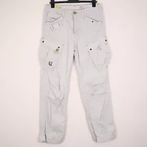 Pantalón cargo G-Star para hombre blanco roto CM ROVIC SUELTO con bolsillos W32 L32 - Ver descripción - Imagen 1 de 21
