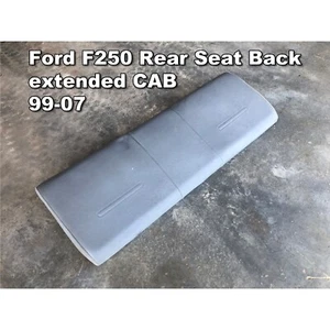 Rear Bench Seat 1999-2007 Ford F250 F350 Extended Cab Gray Upper - Picture 1 of 18