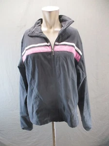 NIKE DRI-FIT Size XL(16-18) Girls Gray Full Zip Stand Collar Athletic Jacket 145 - Picture 1 of 10