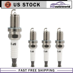 4x For 2003-06 Pontiac Vibe 1.8L 09-12 Toyota Matrix L4 2.4L Iridium Spark Plugs - Picture 1 of 4