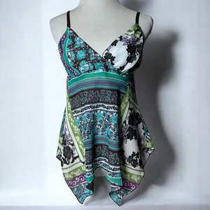 De colección Y2K Babydoll Top Para Mujer M Pañuelo Cami Boho Hadas Casa Indie Sleaze - Imagen 1 de 11