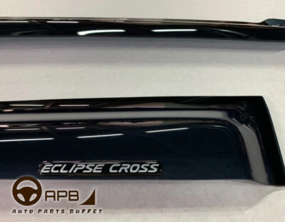 For Mitsubishi  Eclipse Cross 2018-on Logo Window Visor Guard Vent Deflector - Image 1 of 4