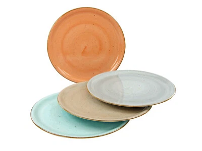 CreaTable - Vintage Nature - Pizzateller 4-tlg (Bunt) - Bild 1 von 4