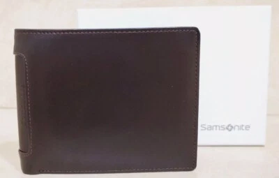 PORTAFOGLI SAMSONITE BROWN S.NAPA BILLFOLD LISTINO €.58,00 NUOVO (8) - Imagen 1 de 2