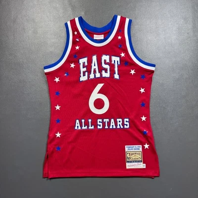 Camiseta deportiva 100 % auténtica Dr J Julius Erving Mitchell & Ness 1983 All Star talla 40 M Foto 1 de 4