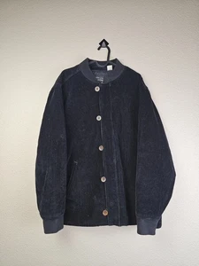 Levi's Thermore Cord Bomberjacke Herren L schwarz Reißverschluss Knopf warm isoliert - Bild 1 von 15