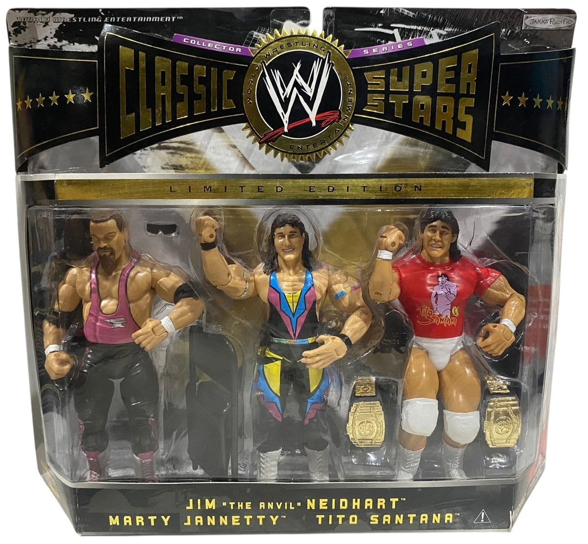 WWE Classic Superstars Jim Anvil Neidhart~Marty Jannetty~Tito