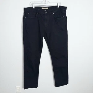 Burberry Brit Jeans Mens 40 X 32 Straight Black Scrunch Waist Tag H - Picture 1 of 14