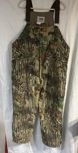 Vintage Duxbak Realtree Camo Insulated Hunting Overalls Bibs Men’s Size XL Regul - Picture 1 of 12