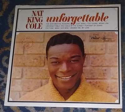 UNFORGETTABLE / NAT KING COLE 1966 CAPITOL LP R1 32474 **RARE STILL SEALED** - Image 1 of 2
