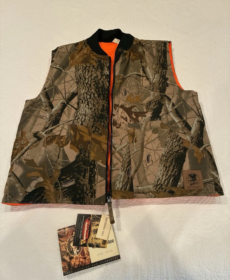 Hunting vest. Bob Allen Real Tree Life Member Shooting  Camo Mens Medium H306 - Image 1 of 4