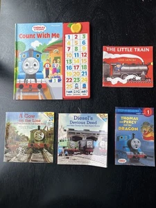 Thomas The Train Book Lot Of 4 & An Additional Kid Train Book  - Picture 1 of 2