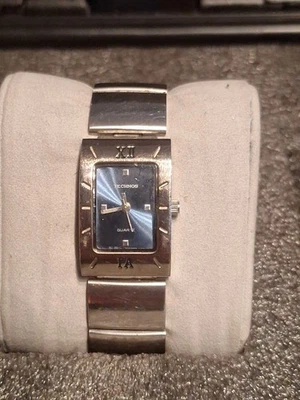 Technos Women's Tank Watch Stainless Steel Good Cond Running With Fresh Battery - Image 1 of 4