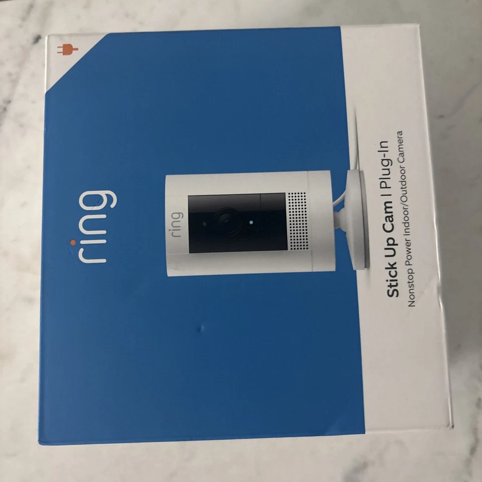 Ring Stick Up Cam Battery Wireless Outdoor/White / FREE SHIPPING 🚚✅ - Image 1 of 4