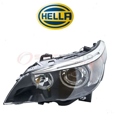 HELLA Front Left Headlight Assembly for 2004-2005 BMW 530i - Electrical zb Foto 1 de 4