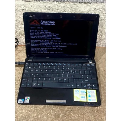 Asus EEE PC-1005HA Laptop 10.1" LCD Intel Atom Wi-Fi 1.3 MP 170 GB HDD For Parts - Image 1 of 4