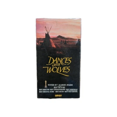 Dances with Wolves (VHS, 1990) 1st Release Orion Watermark Sealed Kevin Costner - Image 1 of 2