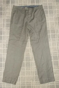 Ralph Lauren Men's trousers Size M W34" L32" Chino trousers flat front straight - Picture 1 of 5