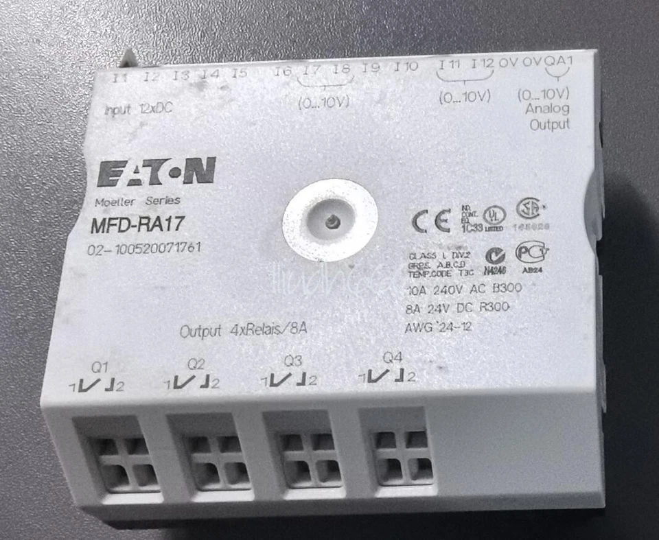 ONE USED EATON MOELLER MFD-RA17 Controller - Image 1 of 1
