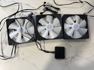 NZXT F140 RGB Core 140mm Pack Of 3 Black With Controller - Picture 1 of 1