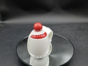 Rare Discontinued SWEDISH AGG EGG CODDLER - Red and Blue LID with BAND's - Picture 1 of 9