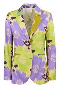 HAPPY 25 donna giacca blazer floreale multicolor 0D13329921 GLICINE - Imagen 1 de 3