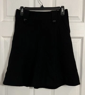 Falda negra para mujer H&M talla 4 con bolsillos Foto 1 de 4