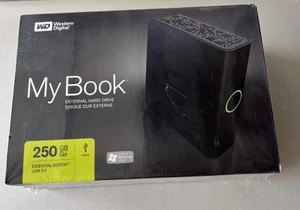 My Book Essential Edition 250GB USB 2.0 External Hard Drive Western Digital Box - Afbeelding 1 van 7