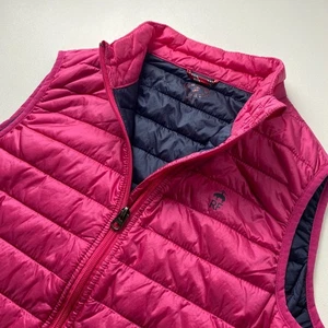 Brooks Brothers Red Fleece Puffer Vest Womens Medium Insulated Jacket Pink RF - Picture 1 of 11