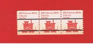 #1905a  MNH OG  strip of 3   Caboose    Free S/H - Picture 1 of 1